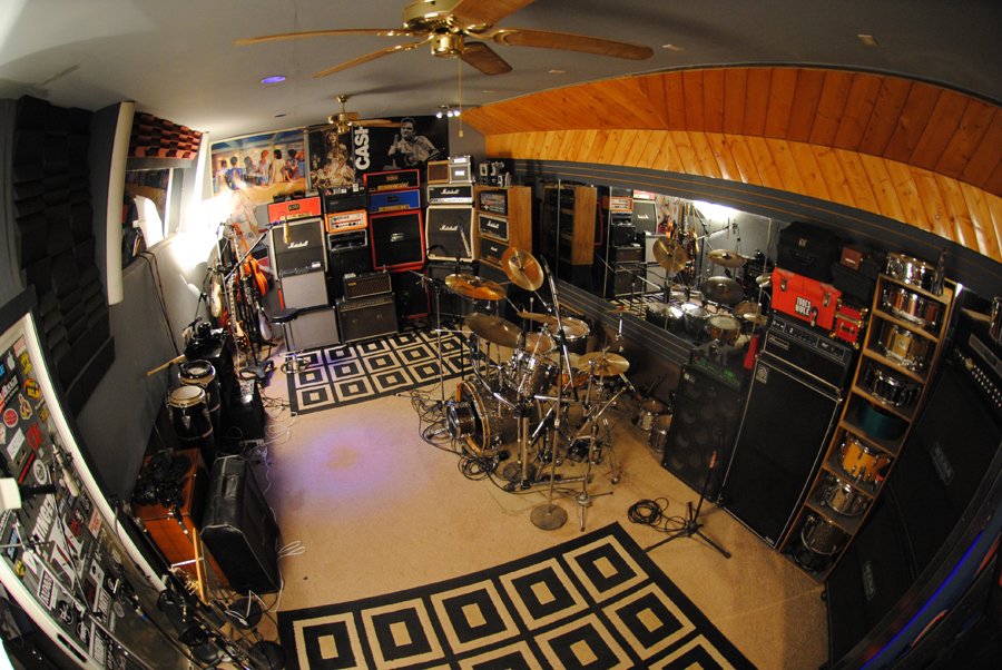 The studio proper at Full Well Recording Studio, Phoenix AZ