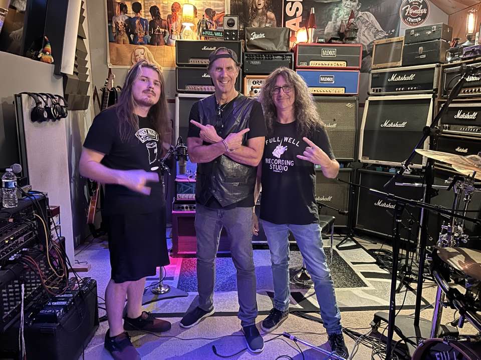 Kelly Keagy at Full Well recording